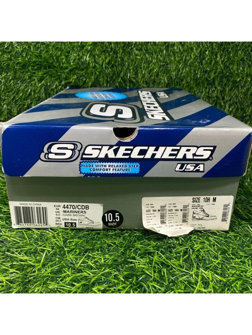 NEW Skechers Boots Mens 10.5 Mariner Dark Brown 4470 Lace Up Grunge Work 2235